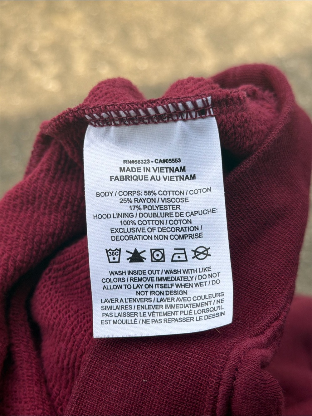 Nike Athleisure Burgundy Women’s XS Hoodie - Picture 9 of 9